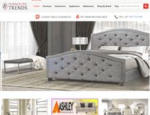 Tablet Screenshot of furnituretrends.ca